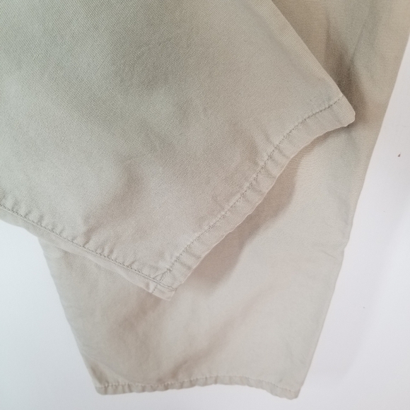 Y2K Tommy Hilfiger Cropped Khaki Pants, all cotton, women 14 - Picture 6 of 8